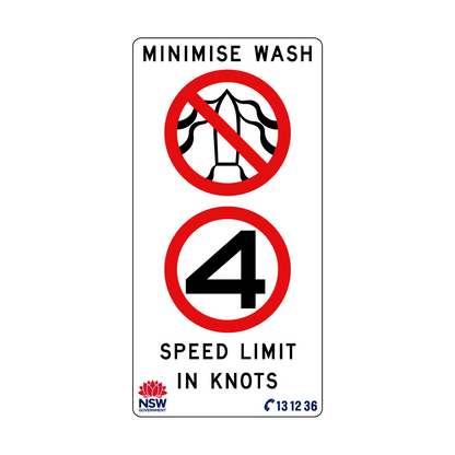 Minimise Wash Speed Limit In Knots