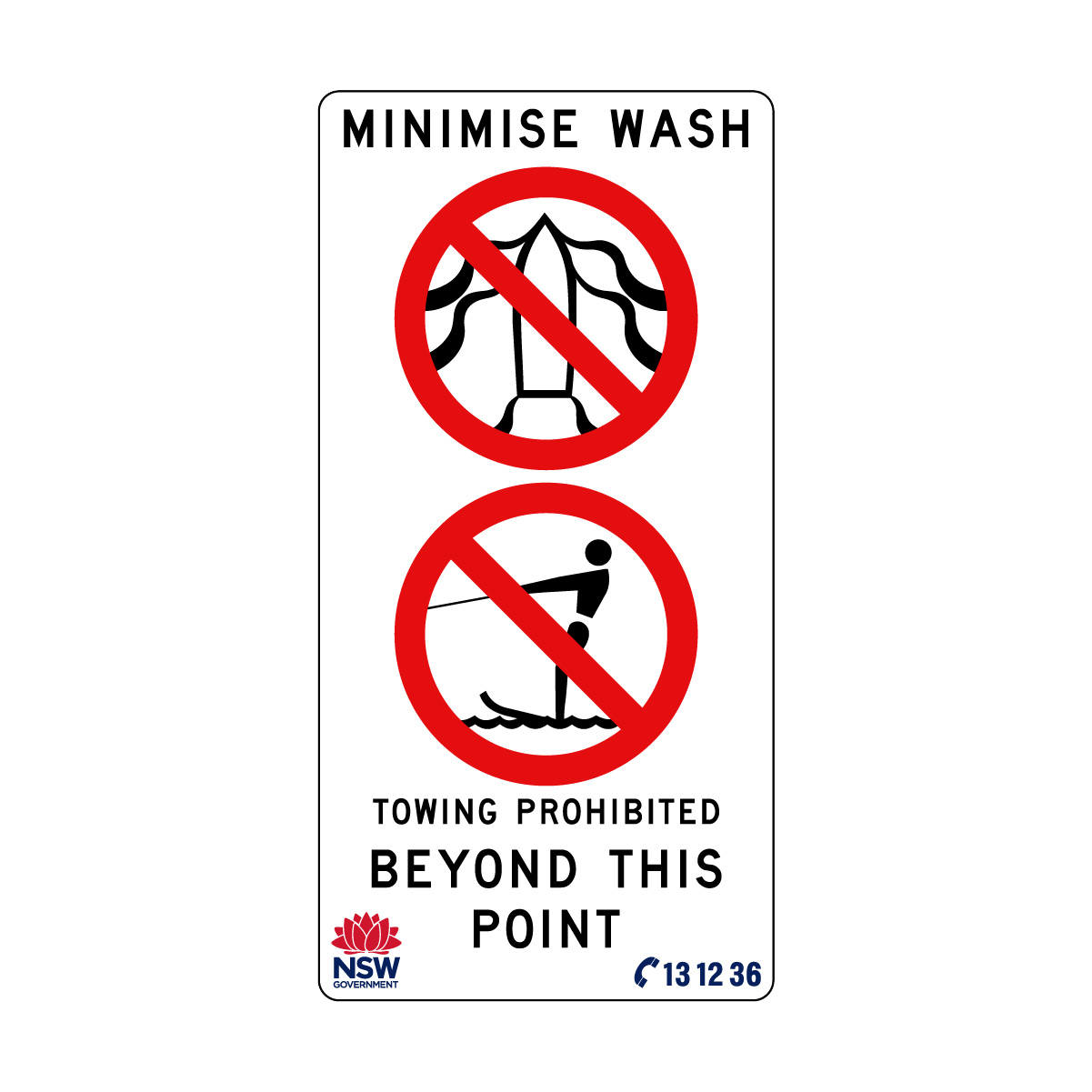 Minimise Wash Towing Prohibited