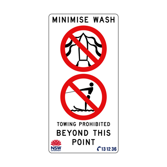 Minimise Wash Towing Prohibited