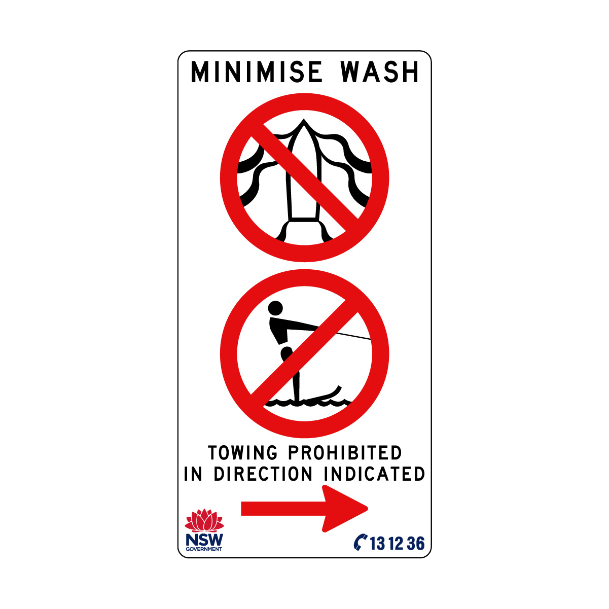 Minimise Wash Towing Prohibited