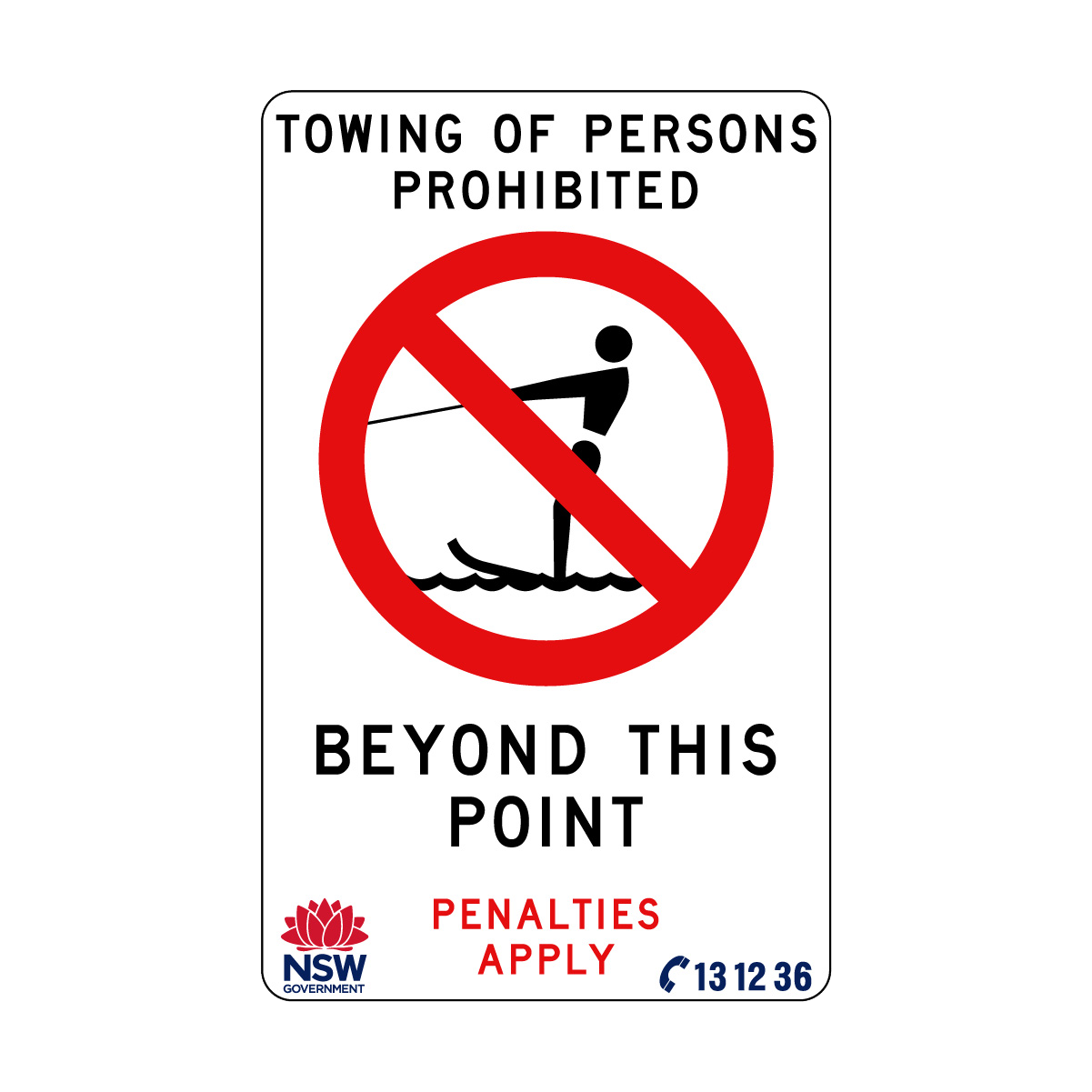 Towing of Persons Prohibited