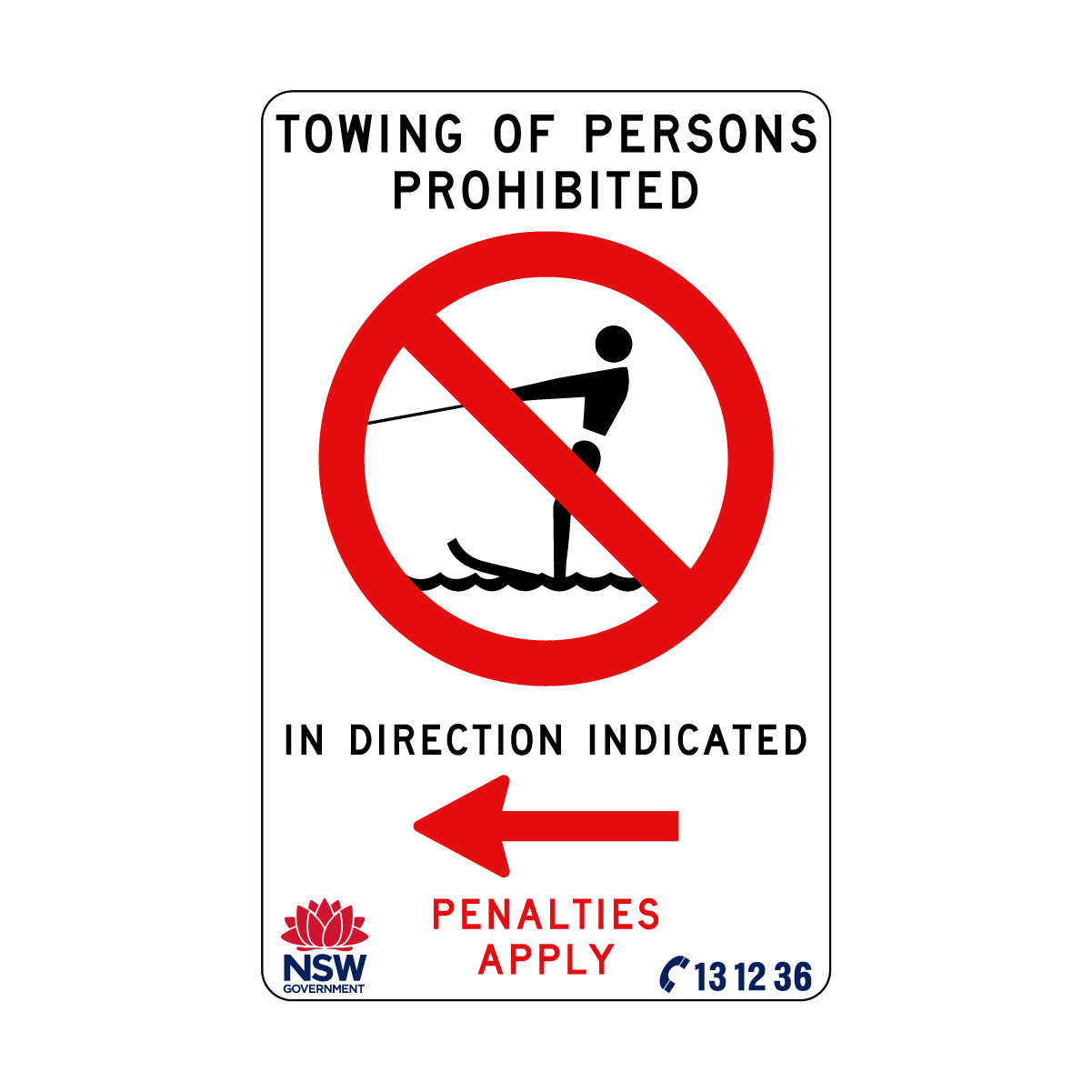 Towing of Persons Prohibited