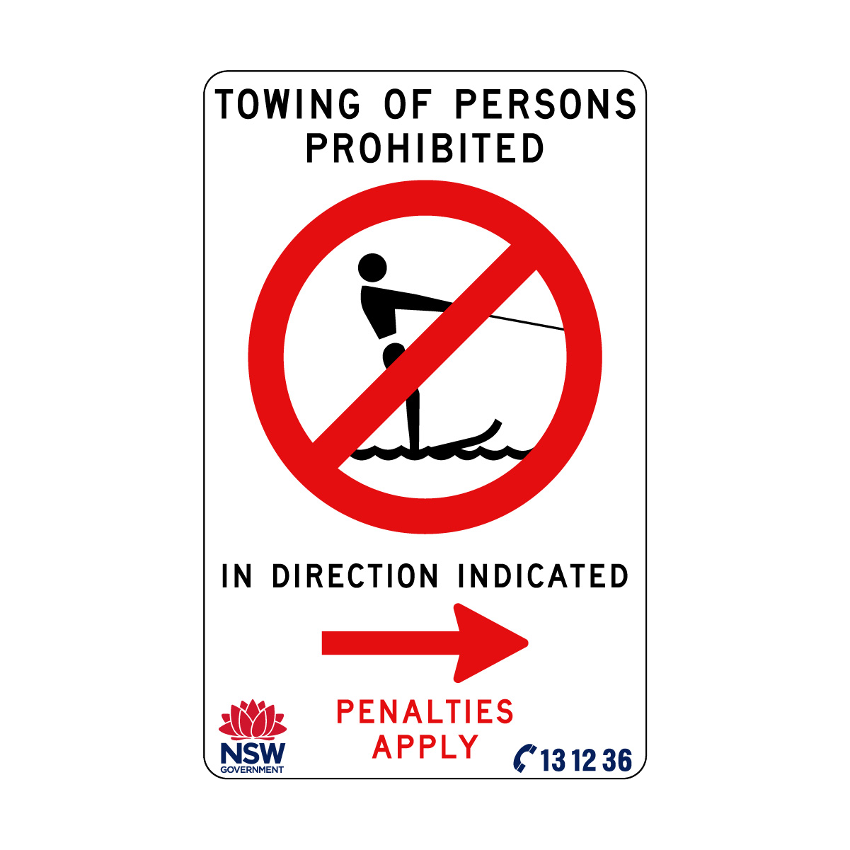 Towing of Persons Prohibited