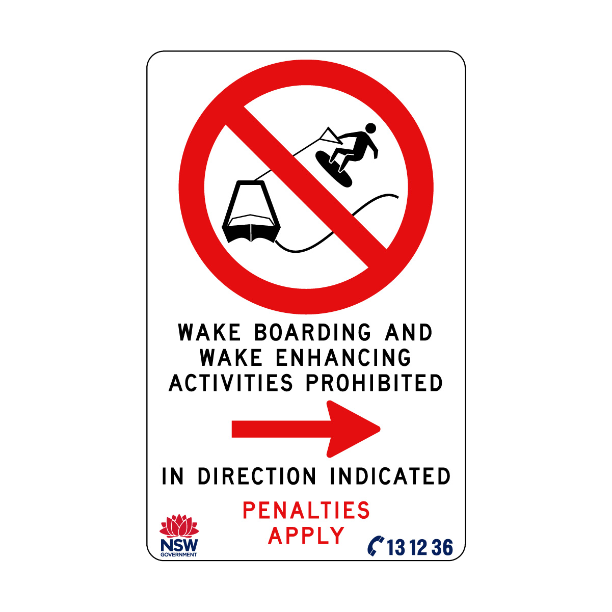 Wake Boarding and Wake Enhancing Activities Prohibited