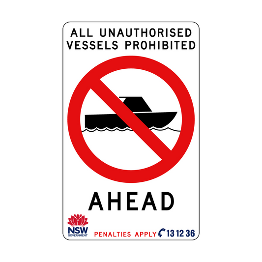 All Unauthorised Vessels Prohibited