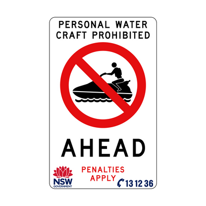 Personal Water Craft Prohibited