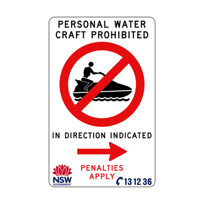 Personal Water Craft Prohibited