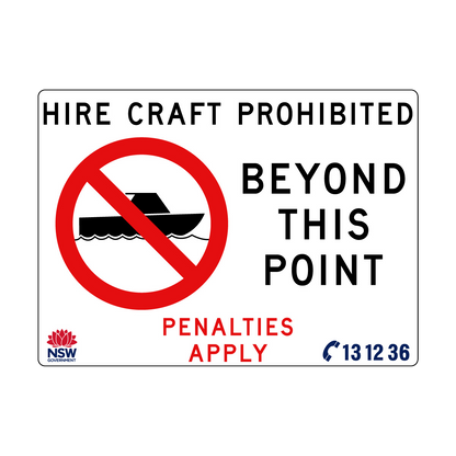 Hire Craft Prohibited