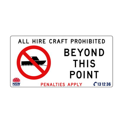 All Hire Craft Prohibited