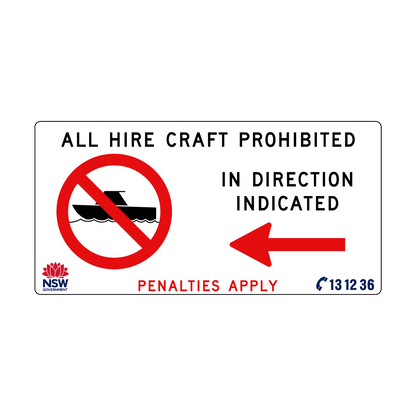 All Hire Craft Prohibited