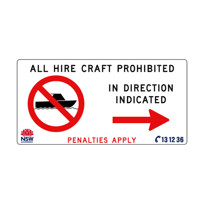 All Hire Craft Prohibited