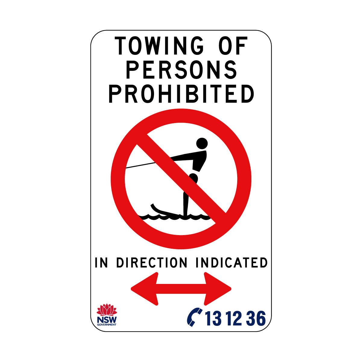 Towing of Persons Prohibited