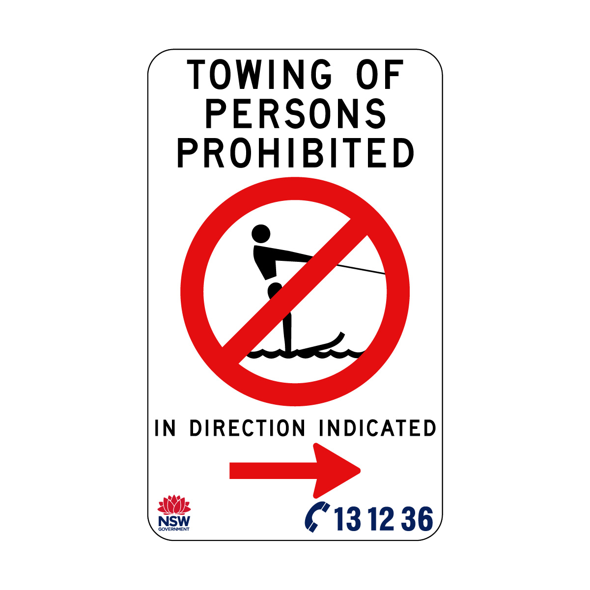 Towing of Persons Prohibited