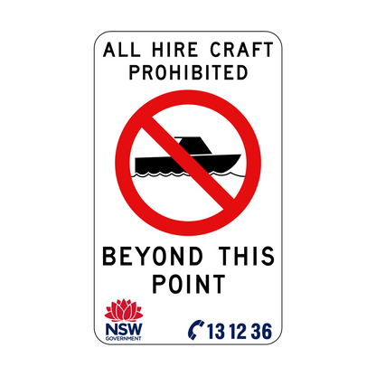 All Hire Craft Prohibited