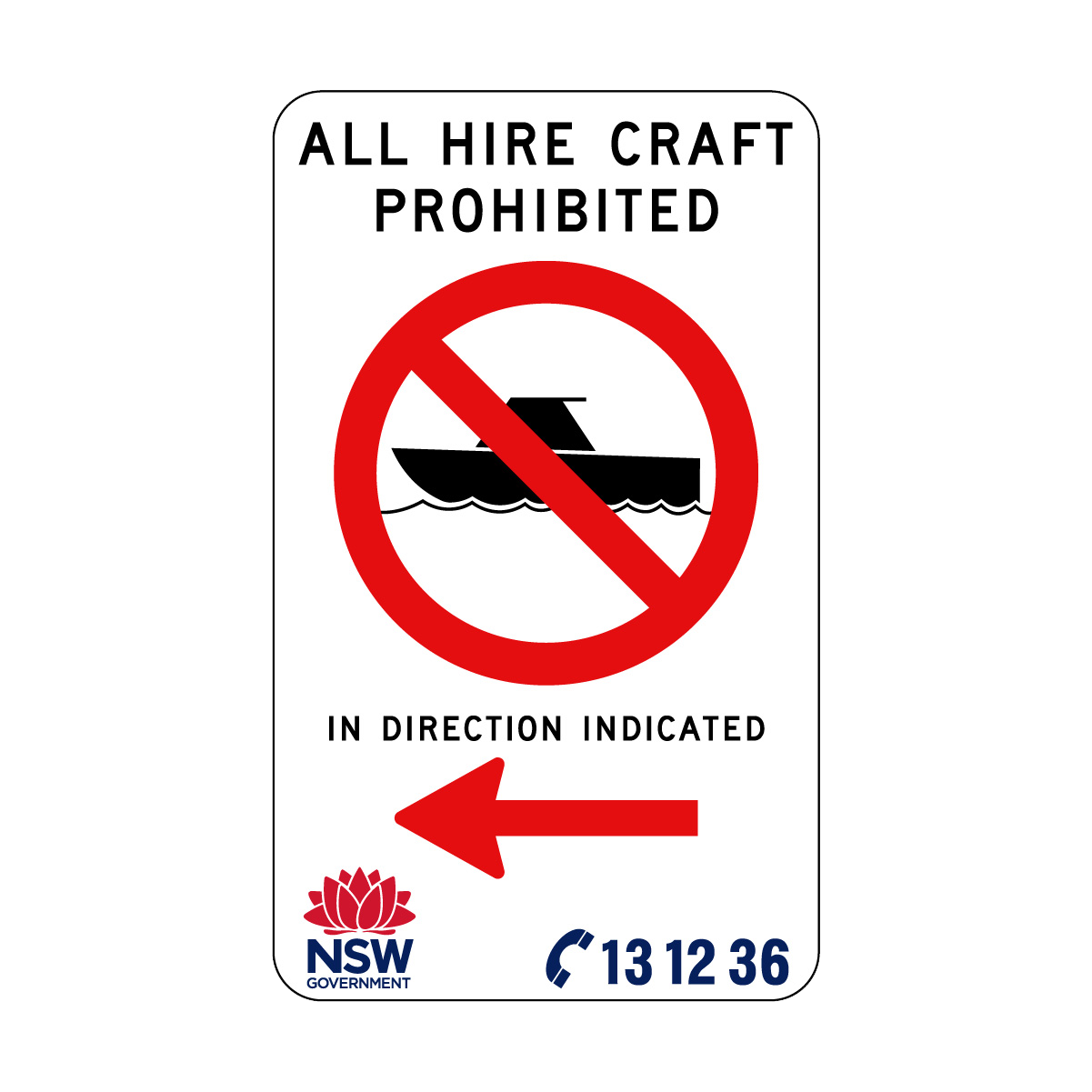 All Hire Craft Prohibited