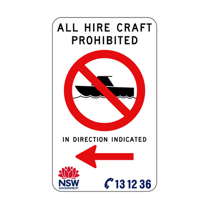 All Hire Craft Prohibited