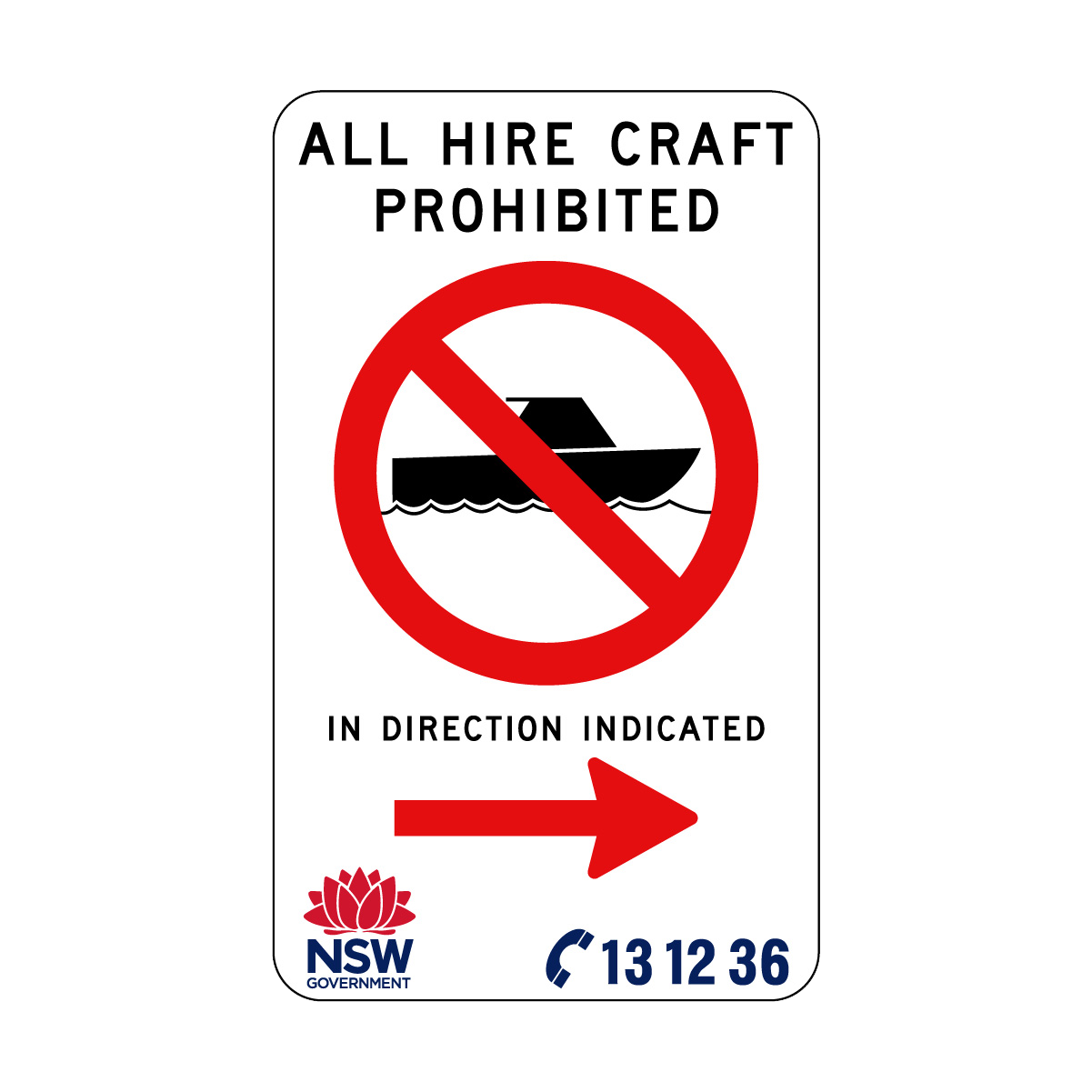 All Hire Craft Prohibited