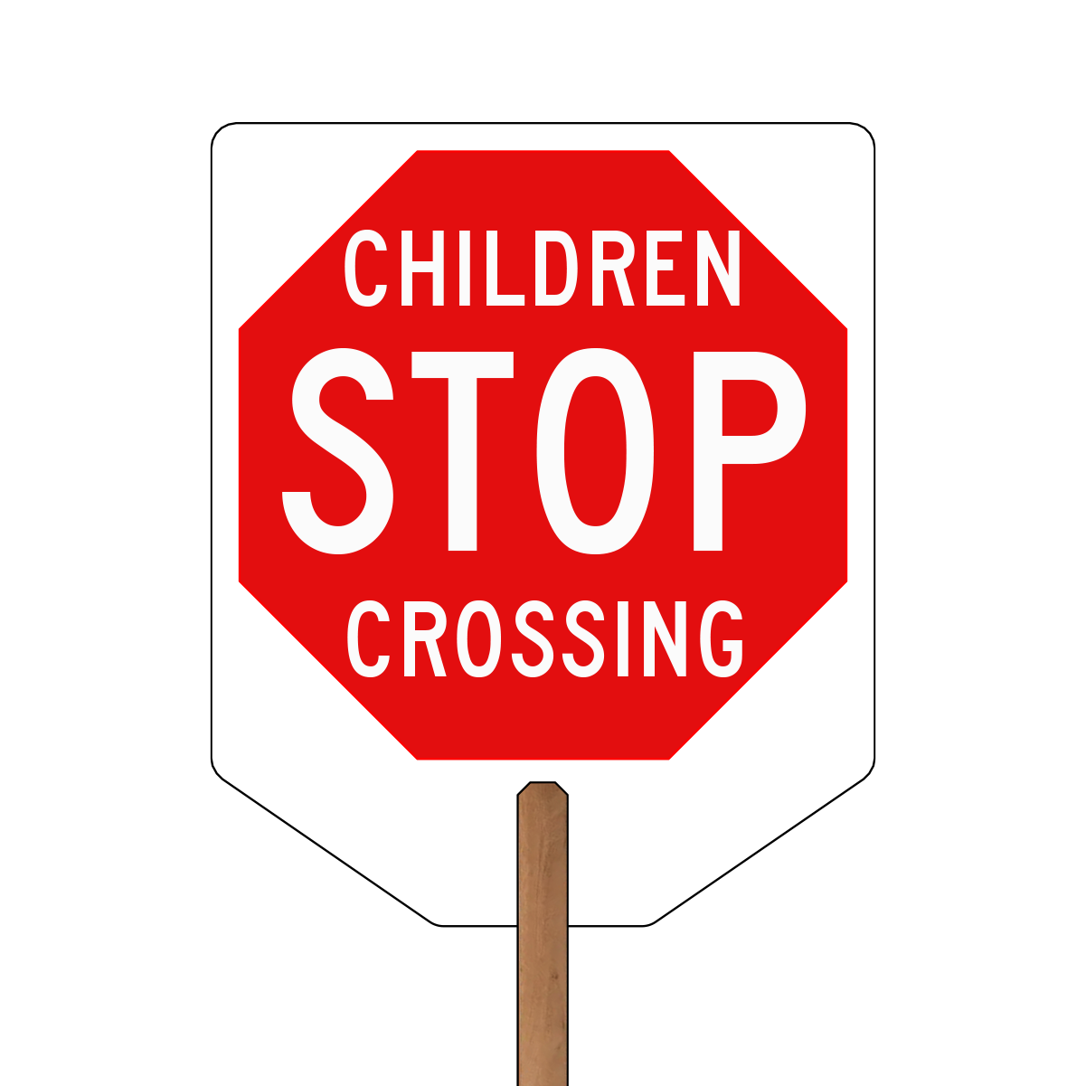 Stop: Children Crossing Sign