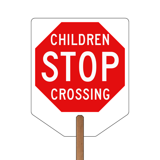 Stop: Children Crossing Sign