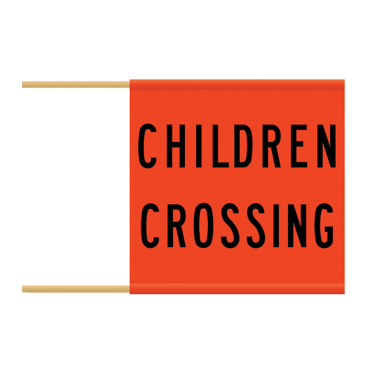 Children Crossing Flag