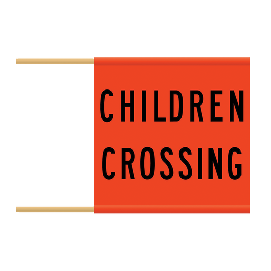 Children Crossing Flag