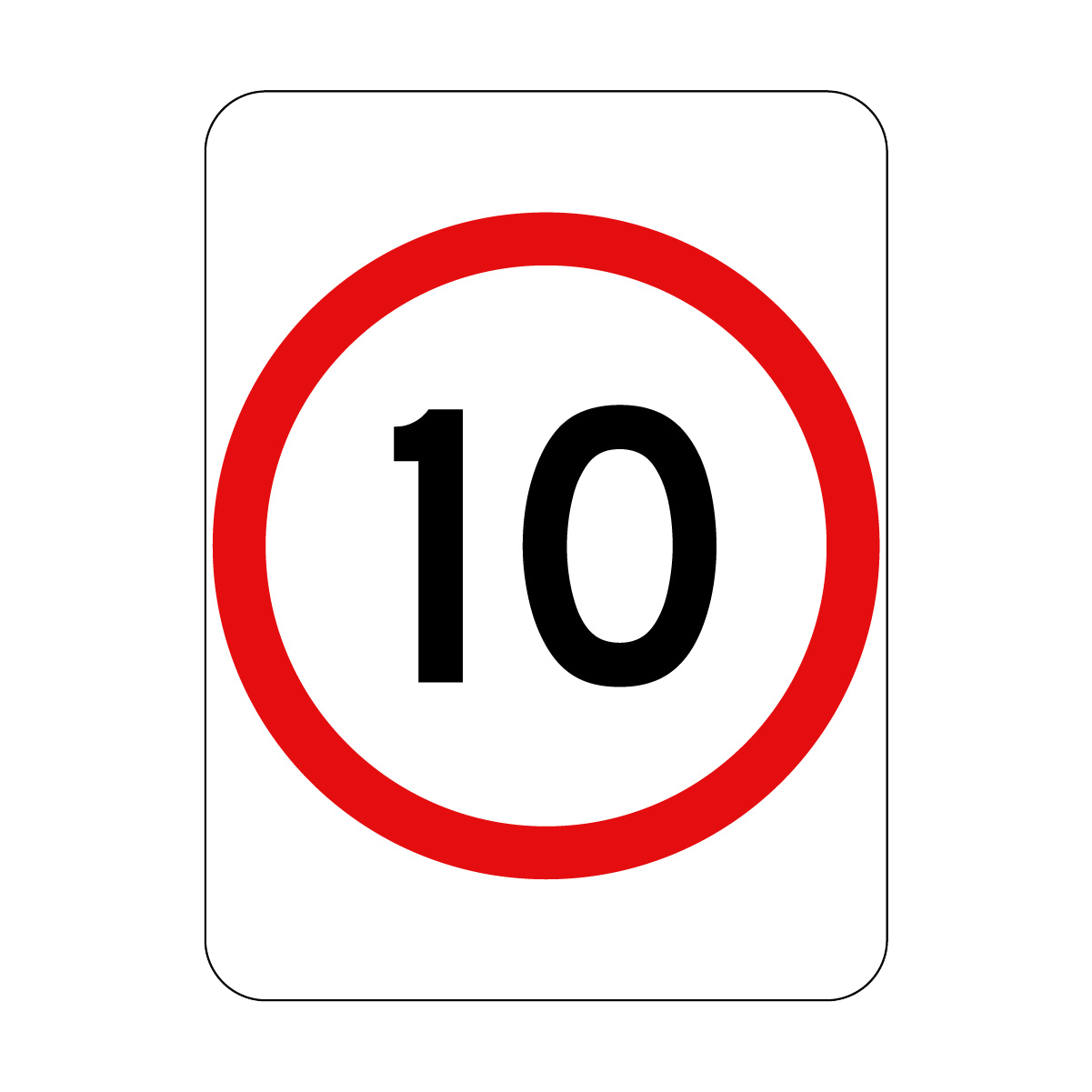 Speed Limit Sign