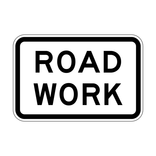 Road Work Sign