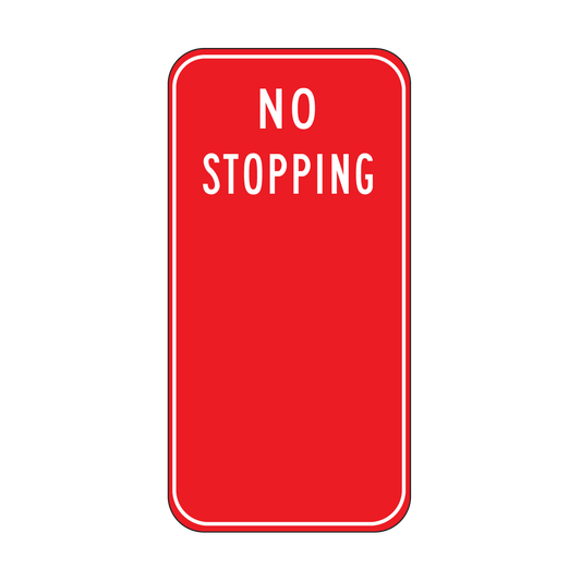 No Stopping Sign