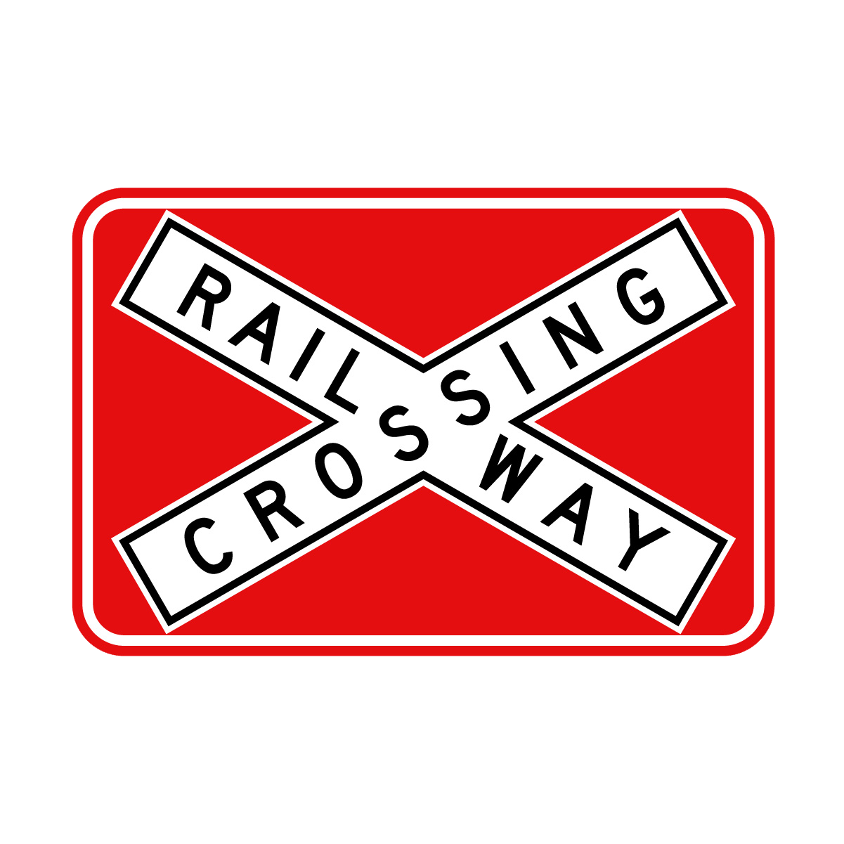 Railway Crossing Sign