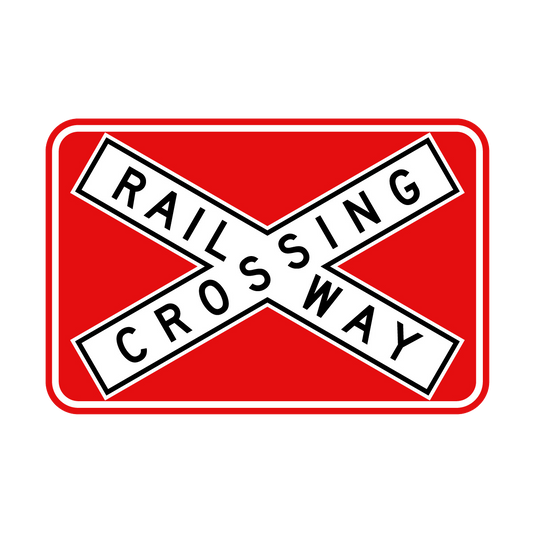 Railway Crossing Sign