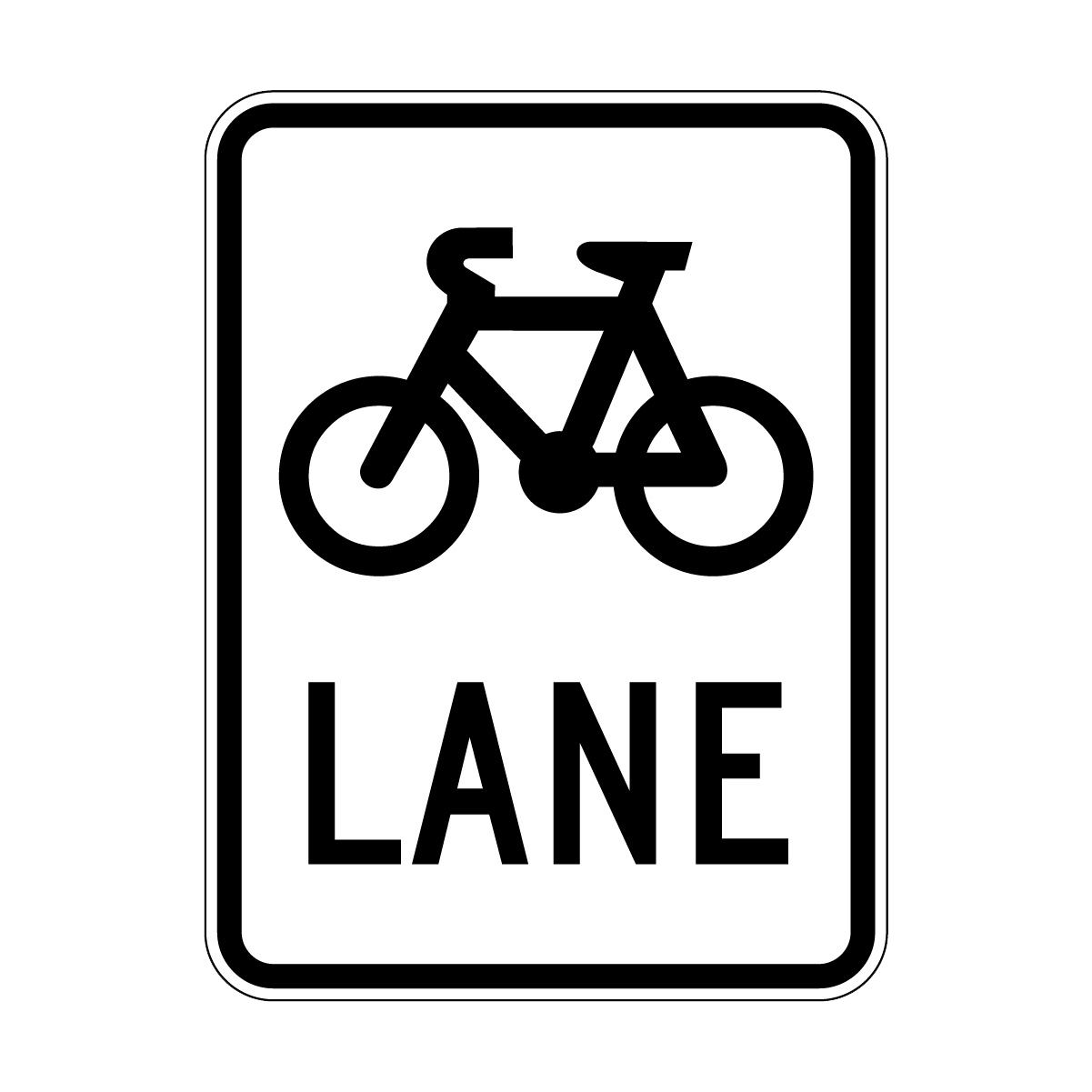 Bicycle Lane Sign