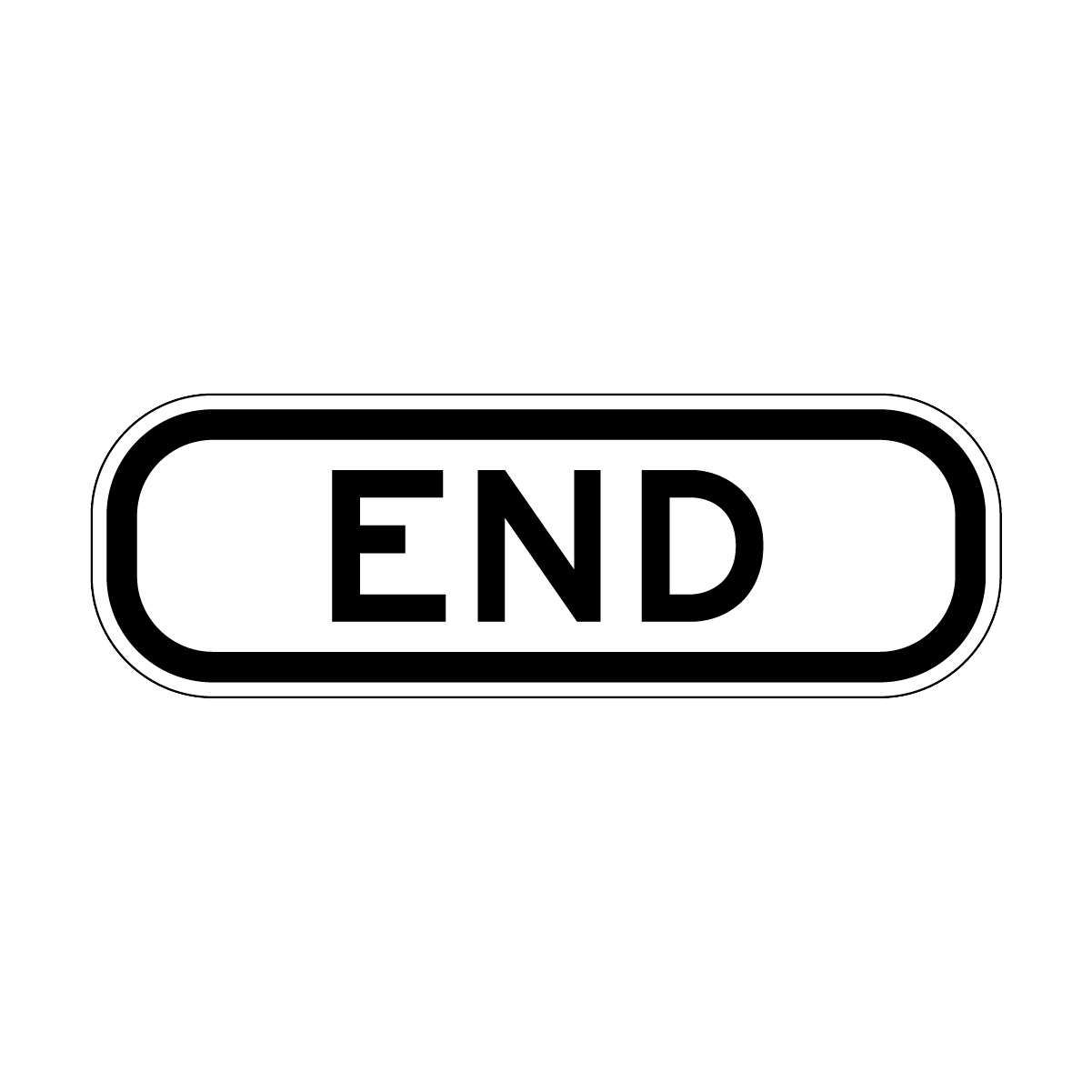 End Sign