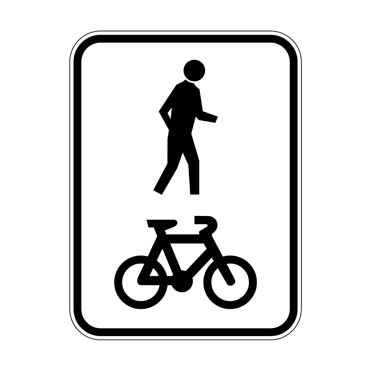 Shared Footway Sign