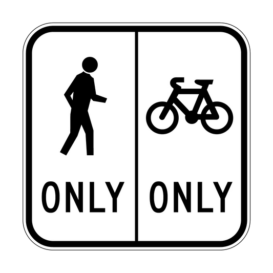 Seperated Footway Sign