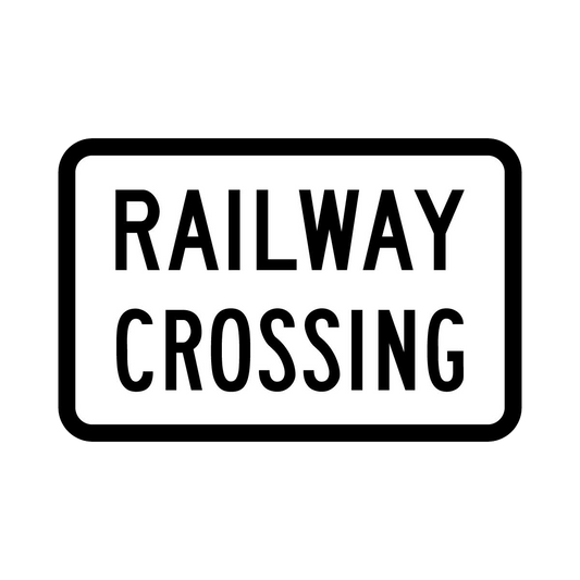 Railway Crossing Sign