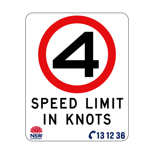 Speed Limit In Knots 570mm x 710mm