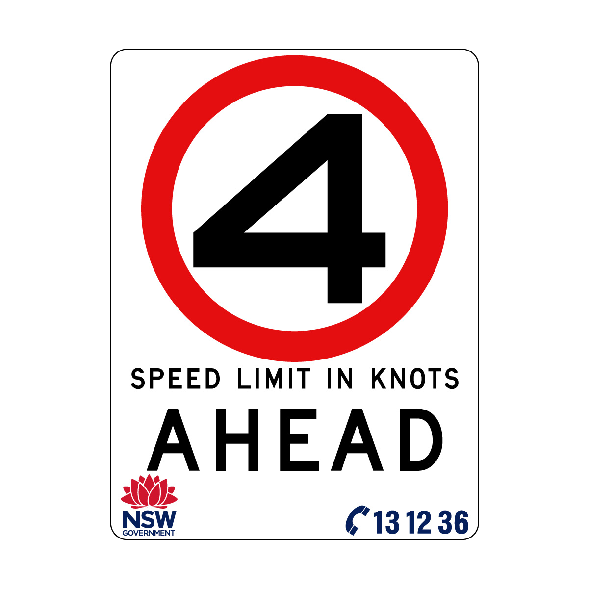 Speed Limit in Knots 900mm x 1200mm