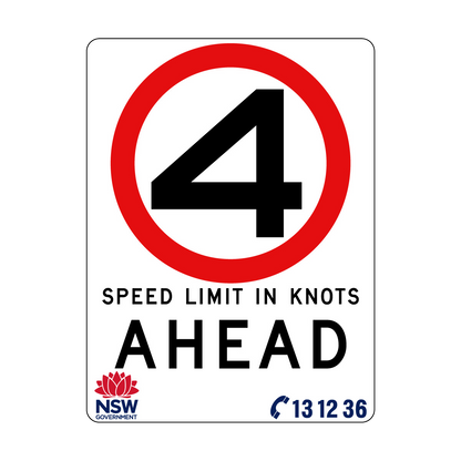 Speed Limit in Knots 900mm x 1200mm