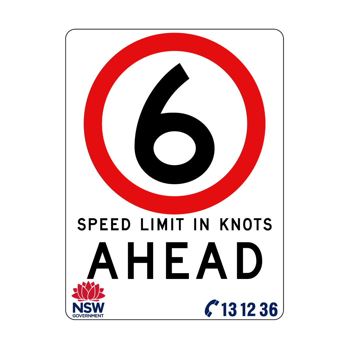 Speed Limit in Knots 900mm x 1200mm