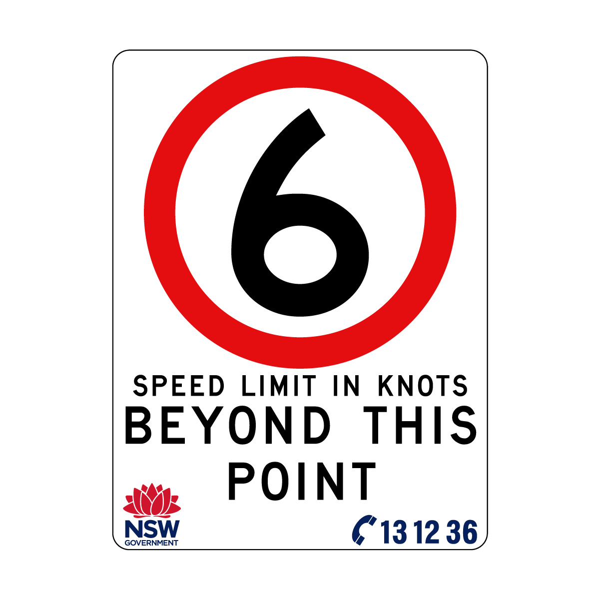 Speed Limit in Knots 900mm x 1200mm