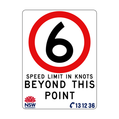 Speed Limit in Knots 900mm x 1200mm