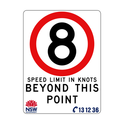 Speed Limit in Knots 900mm x 1200mm