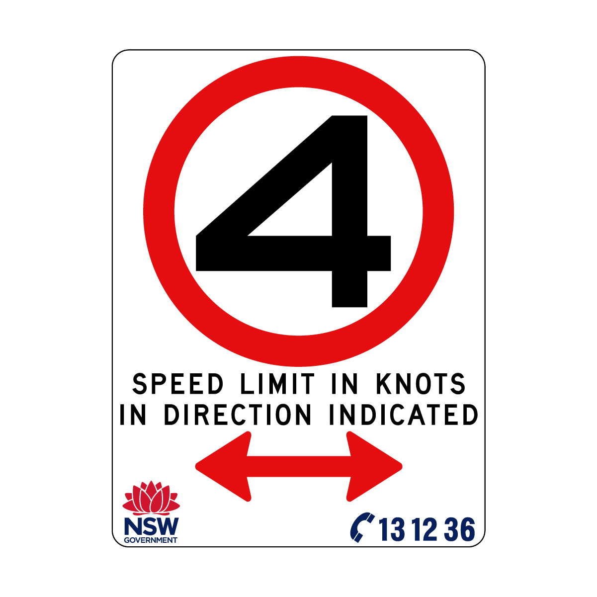 Speed Limit in Knots 900mm x 1200mm