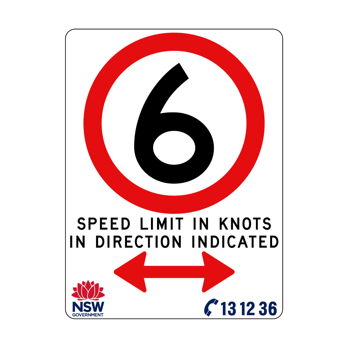 Speed Limit in Knots 900mm x 1200mm