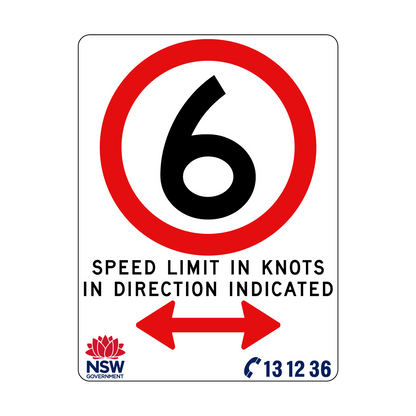 Speed Limit in Knots 900mm x 1200mm