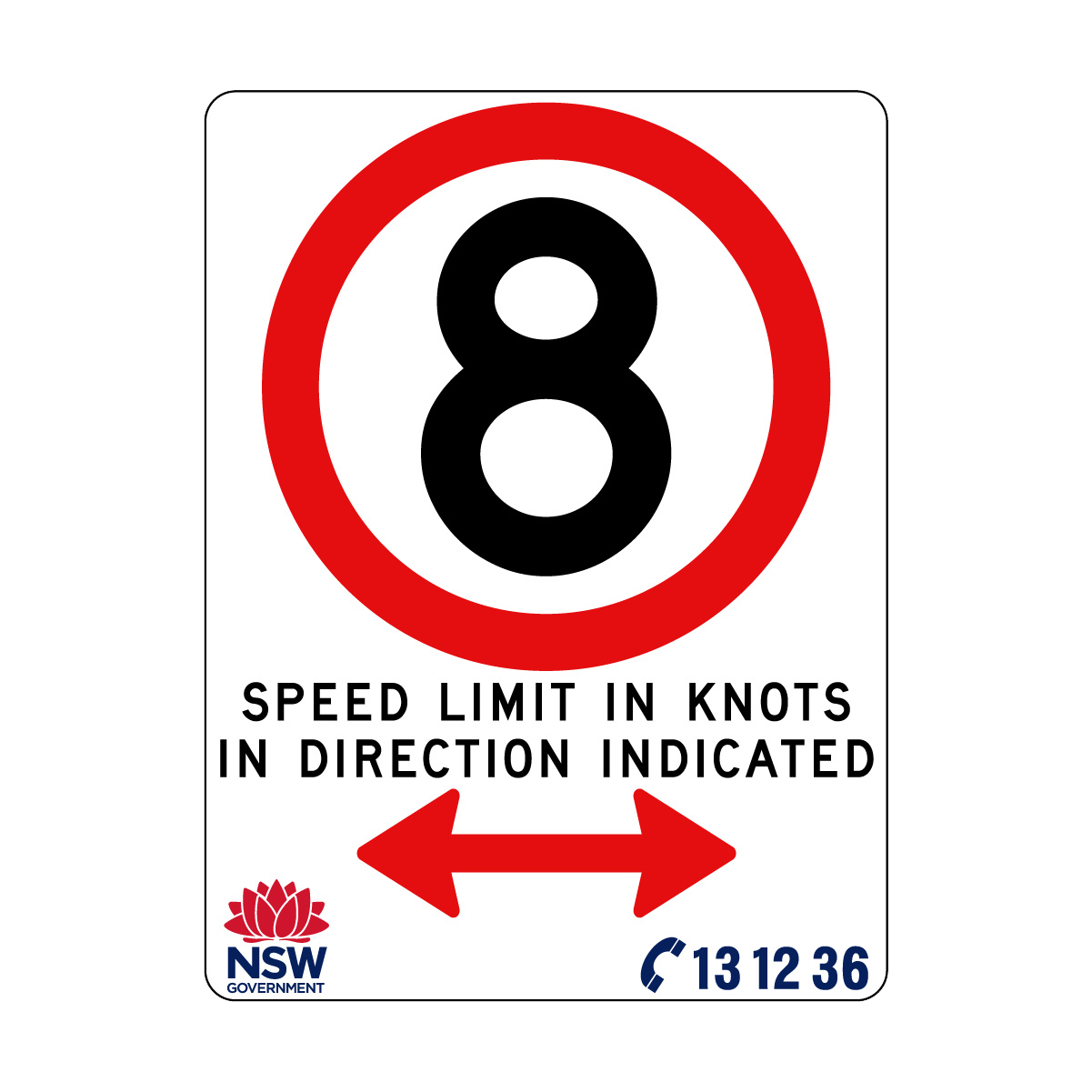 Speed Limit in Knots 900mm x 1200mm