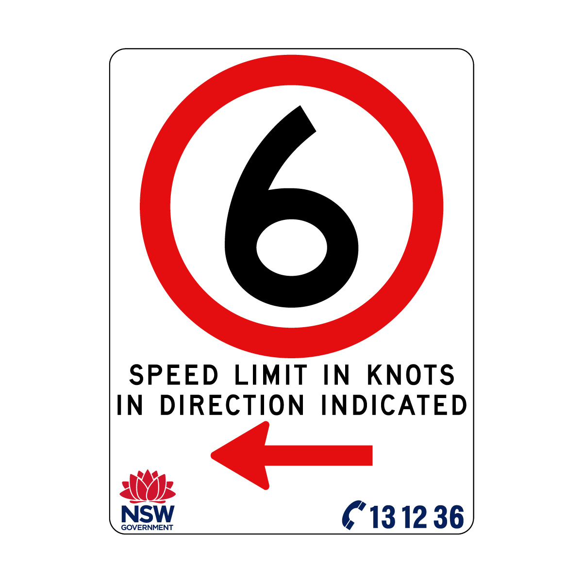 Speed Limit in Knots 900mm x 1200mm