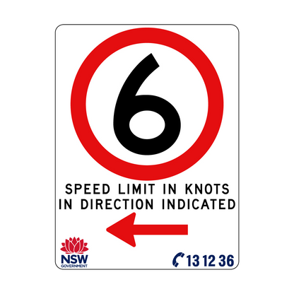 Speed Limit in Knots 900mm x 1200mm