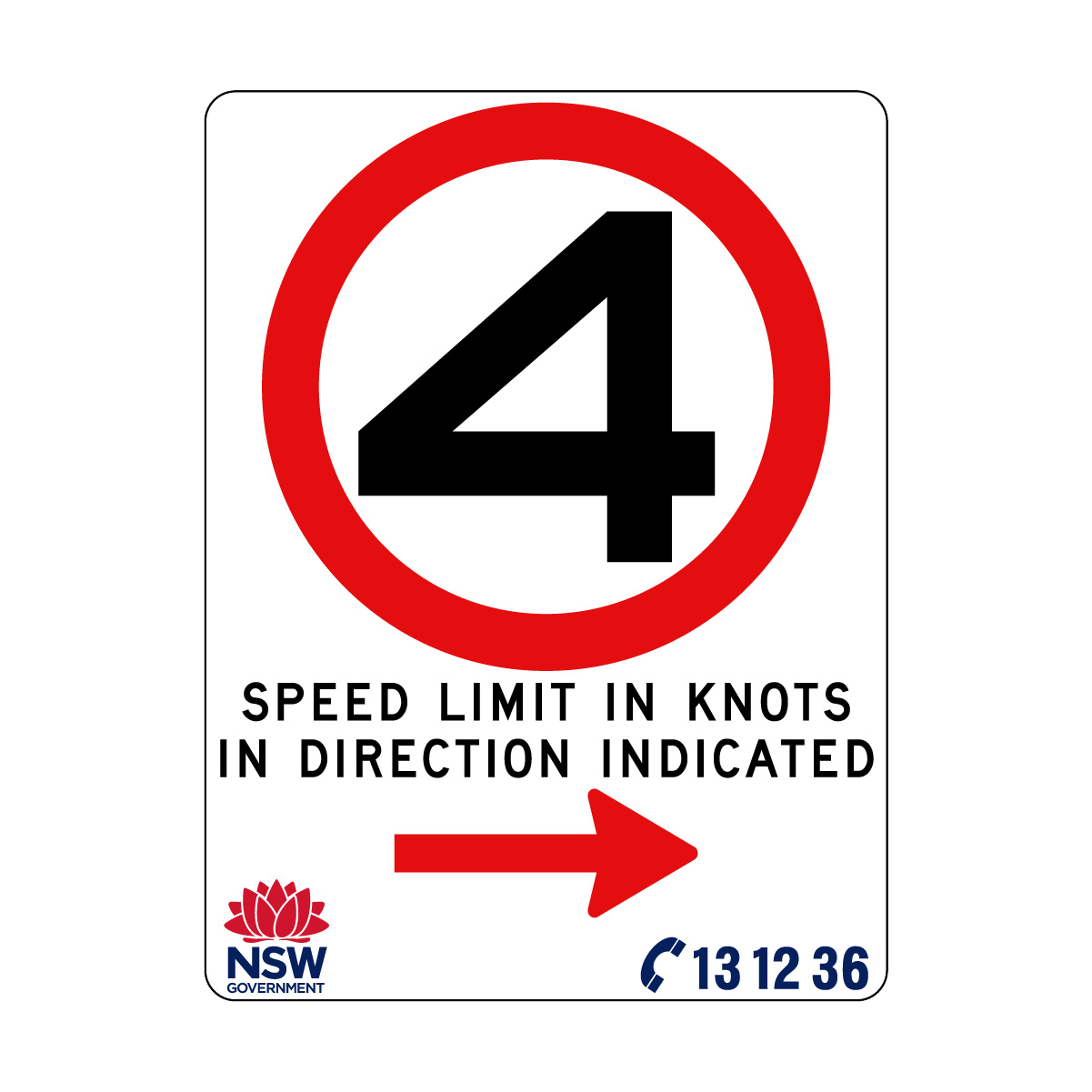 Speed Limit in Knots 900mm x 1200mm