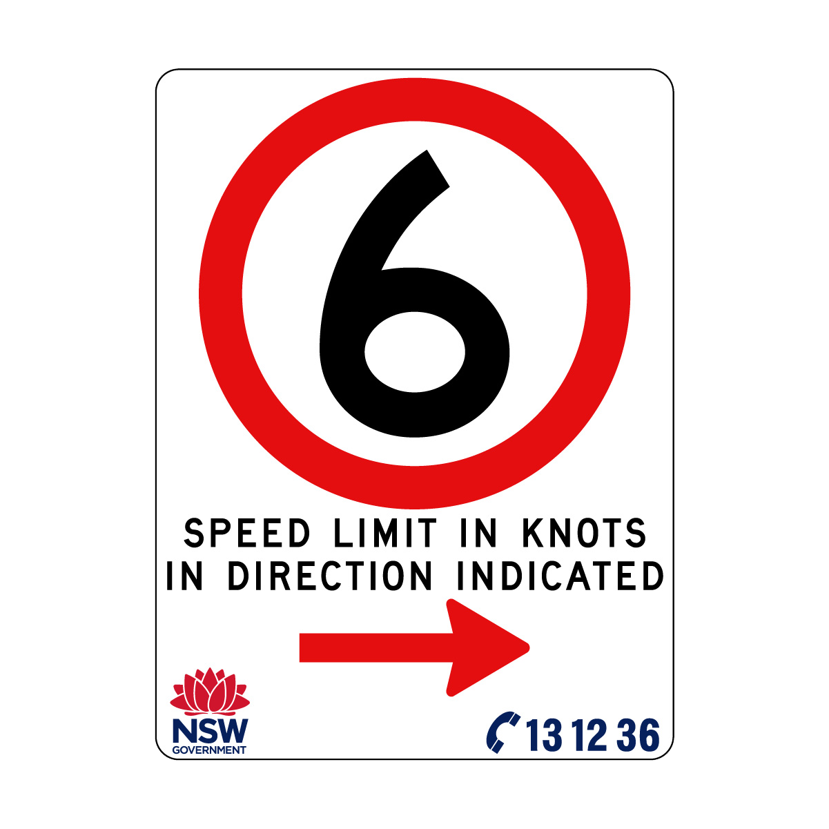 Speed Limit in Knots 900mm x 1200mm